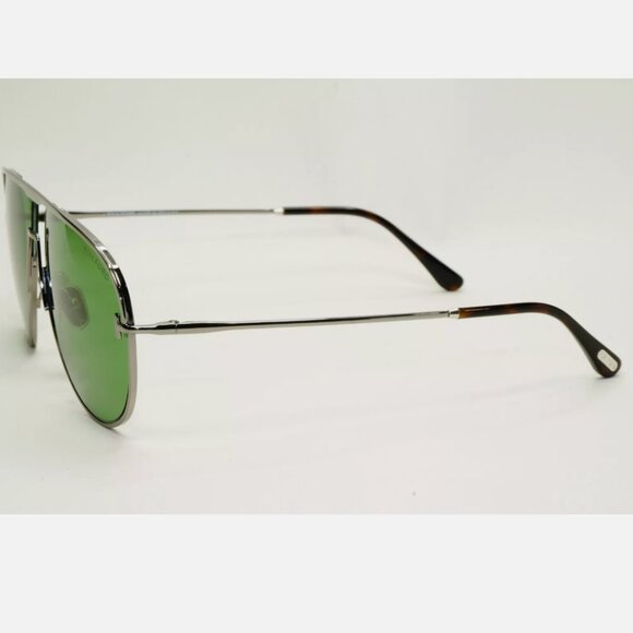 Tom Ford Green Metal Men's 60mm Sunglasses - Picture 3 of 6